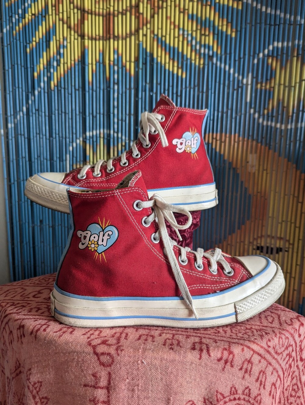 GOLF x Converse Custom High Tops Size 9